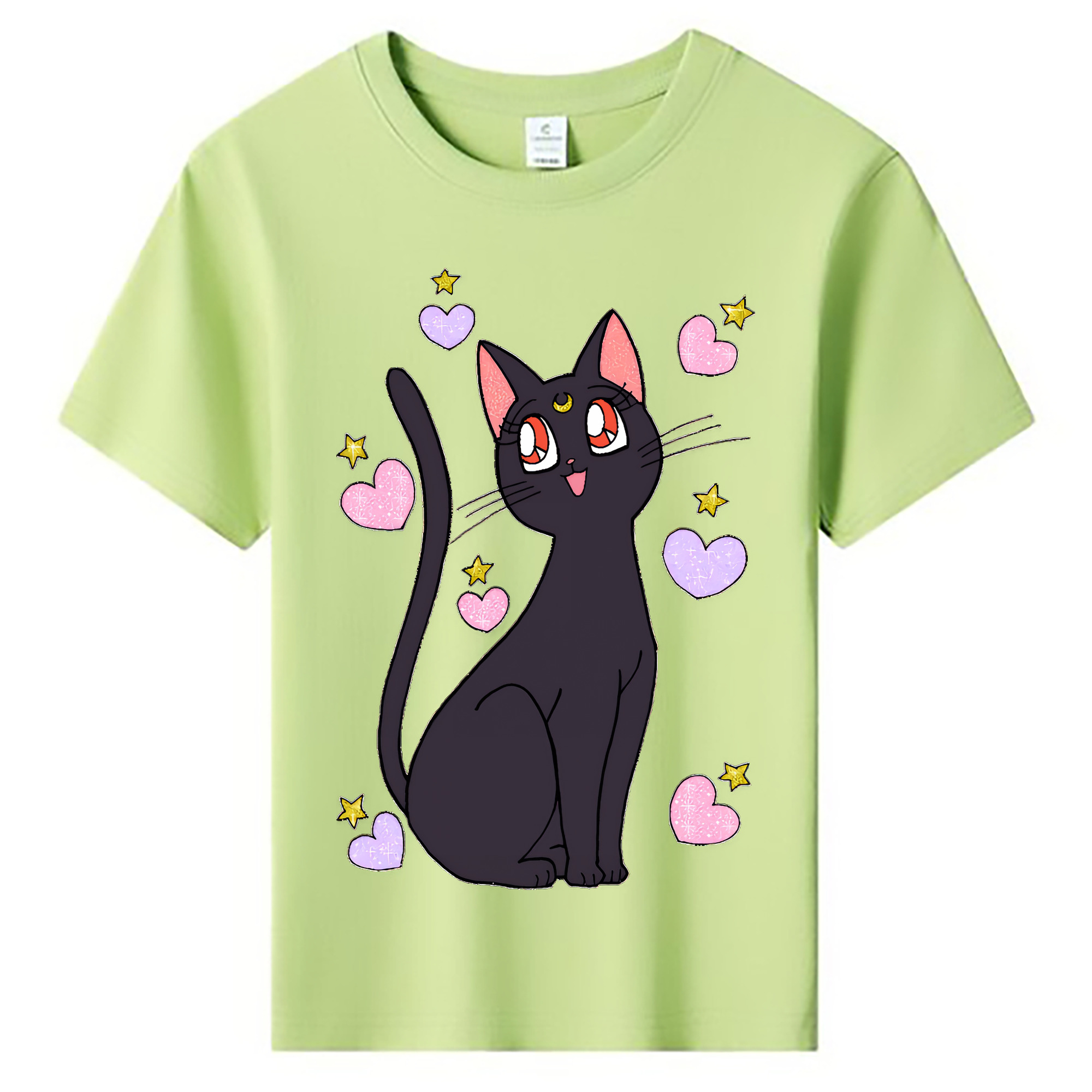 （画像用） 美少女戦士セーラームーン Sailor Moon 綿100％キッズTシャツ（フロントプリント）